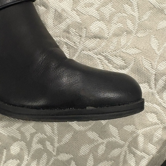 Nautica Women's Size 6.5 Black Leather Mid Calf Knee Length Low Heel NEW - Picture 6 of 7